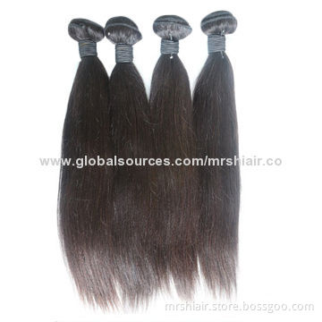 Unprocessed light yaki style hair weaves